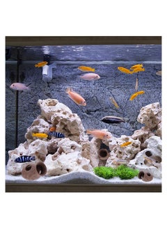 Generic Aquarium Cave Decorations, Betta Hideout Fish Tank Accessories Shrimp Cichlid Natural Breeding Hiding Cave Stones Small Fish Tank Hideaway Decor Betta Hide Toys Fish Rock House  - Image 3