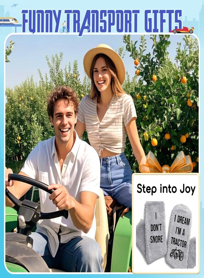 Happy Pop HAPPYPOP Funny Tractor Gifts - Tractor Socks for Men & Women, Birthday, Stocking Stuffers - Image 4