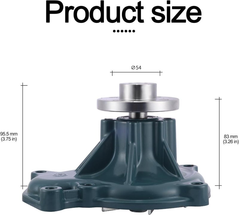 AULINK Water Pump 1C010-73032 for Kubota and Bobcat Models - Image 3