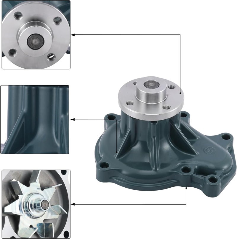AULINK Water Pump 1C010-73032 for Kubota and Bobcat Models - Image 2