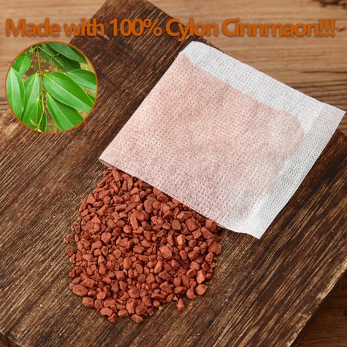 ULTHMOK Premium 100 Pure Ceylon Cinnamon Tea Bags, Made with 100% Ceylon Cinnamon Sticks, No Additives & Caffeine Free. - Image 3