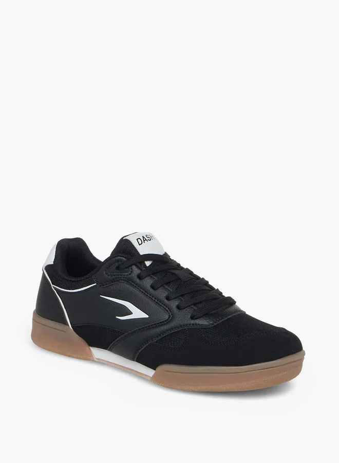 Dash Panelled Lace-Up Sports Shoes