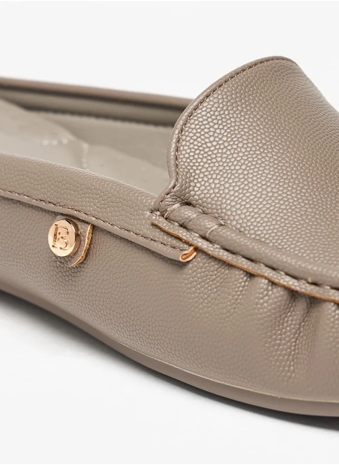 Flora Bella By Shoexpress Textured Slip-On Mules
