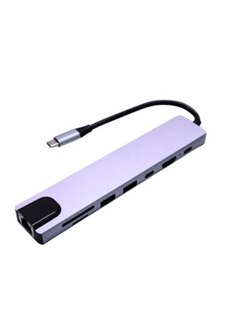 8 In1 USB C Type C HUB Splitter USB Adapter to 4K Multi USB 3.0 SD Card Reader Rj45 Macbook Air M1 - pzsku/ZBDF22A237F2679CB1A46Z/45/_/1707291831/f936f896-d77c-4e2b-95b1-764a106a09bd