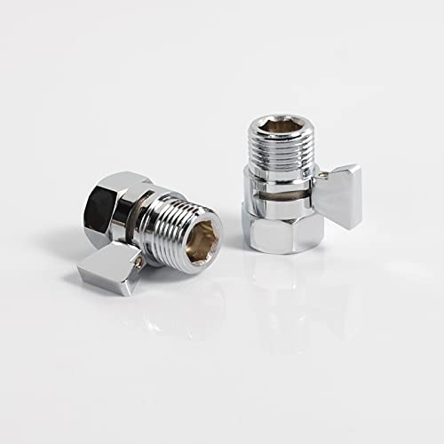 HAOXIN Double Outlet Shower Manifold with Shut Off Valve,Suitable for Dual Sprayer Showering System,Chrome,STC03 - Image 5