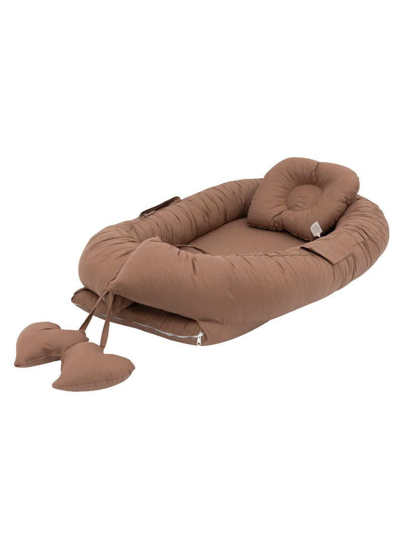 Bibena Nova Babynest - Deep Brown - Image 1