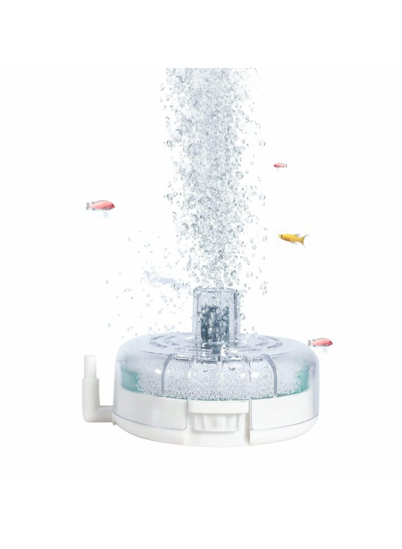 CMGTYYD. مرشح إسفنجي صغير للأحواض المائية، مرشح مياه لأحواض السمك، مرشح داخلي صغير لأحواض السمك، مرشح غاطس قابل للفصل مع حجر هوائي مناسب للأحواض سعة 2-6 جالون (لا يشمل مضخات الهواء والأنابيب) - Image 1