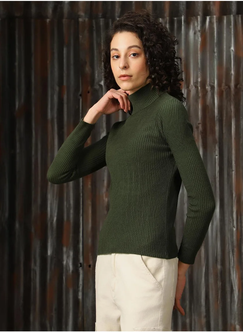 هاي ستار Women Dark green Sweaters