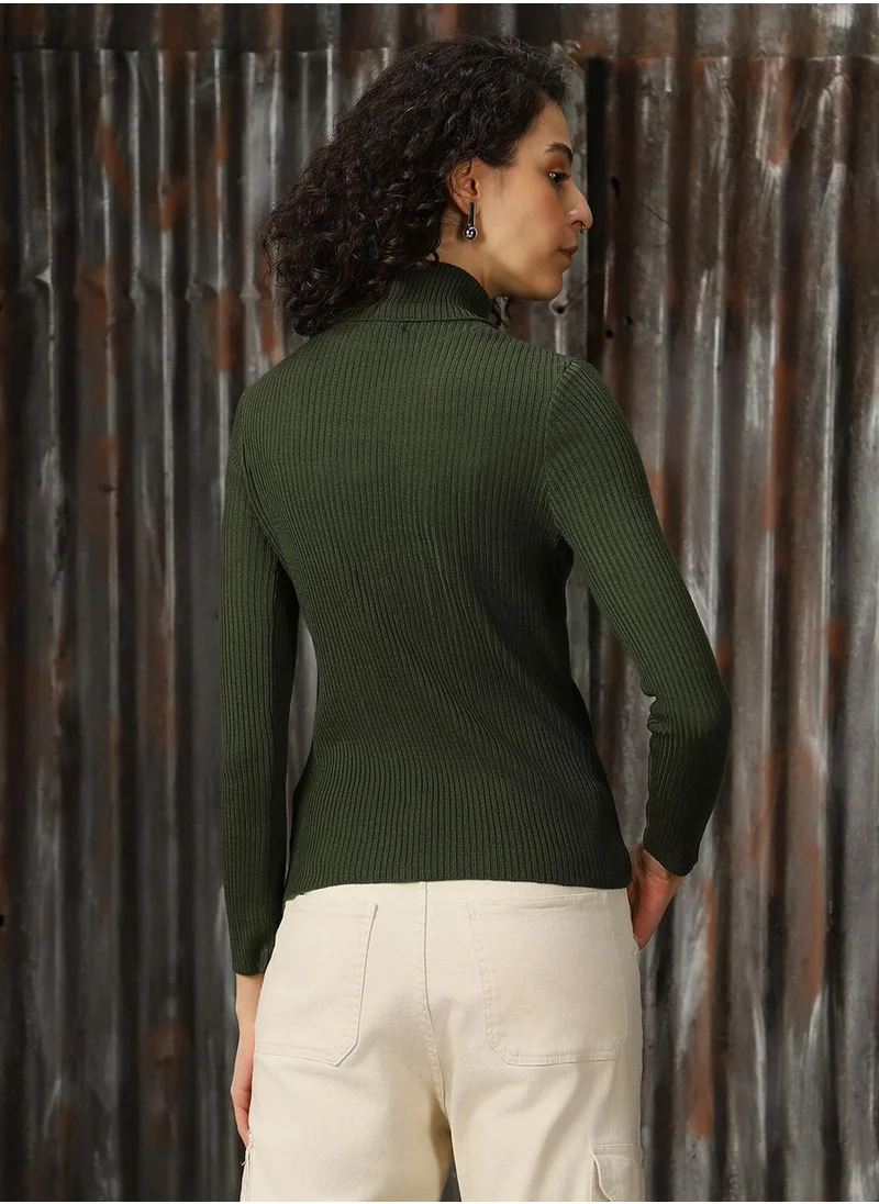 هاي ستار Women Dark green Sweaters