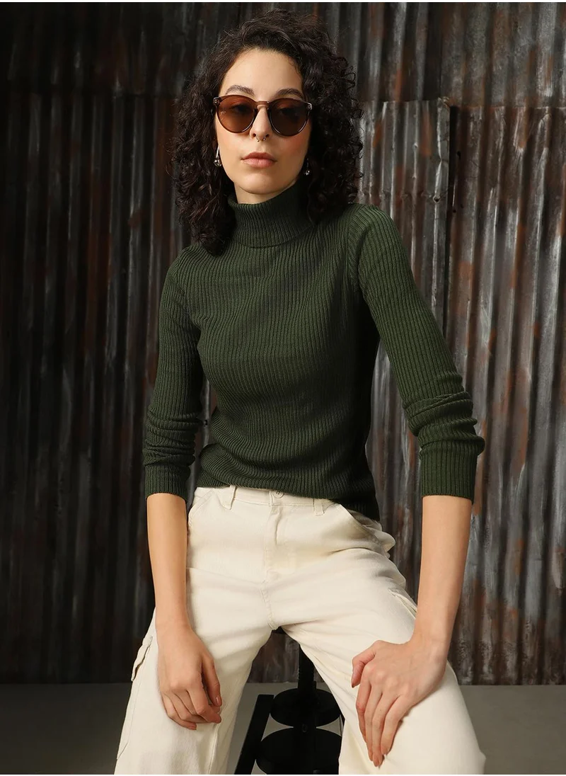 هاي ستار Women Dark green Sweaters