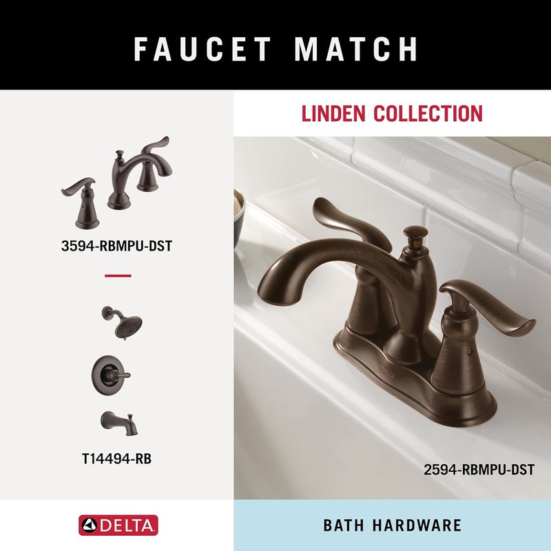 Delta Faucet Linden Robe and Towel Hook in SpotShield Venetian Bronze - Image 5