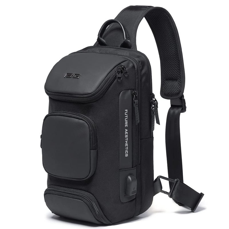 BANGE Sling Bag, Waterproof Crossbody Backpack, Shoulder Bag for Men - Image 1