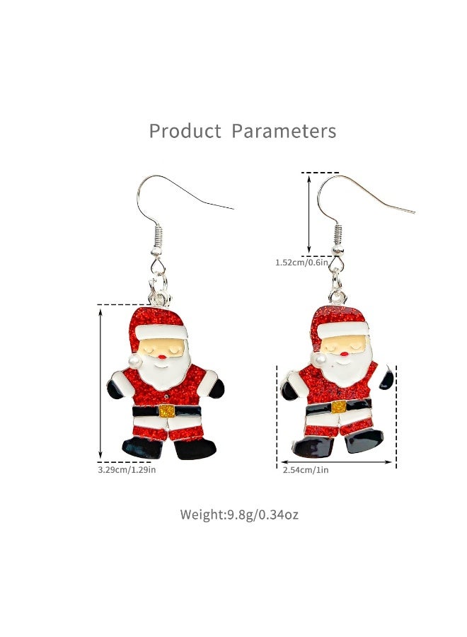 Y&D Christmas Earrings For Women, Drop Earrings Holiday Jewerly Festive Decorations Accessories - Image 2