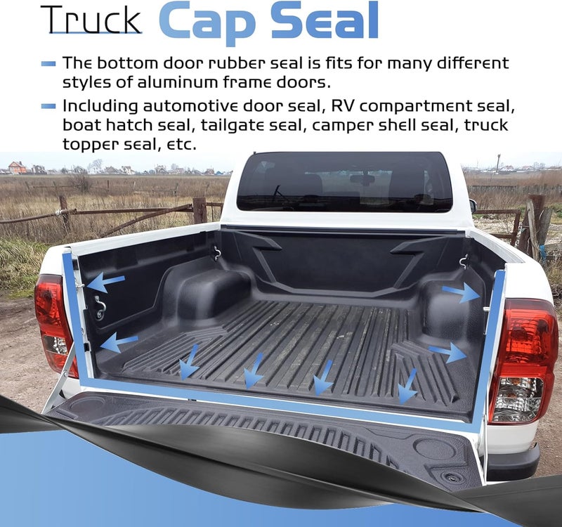 Sconva 6 FT Truck Cap Rubber Weather Seal - Image 3