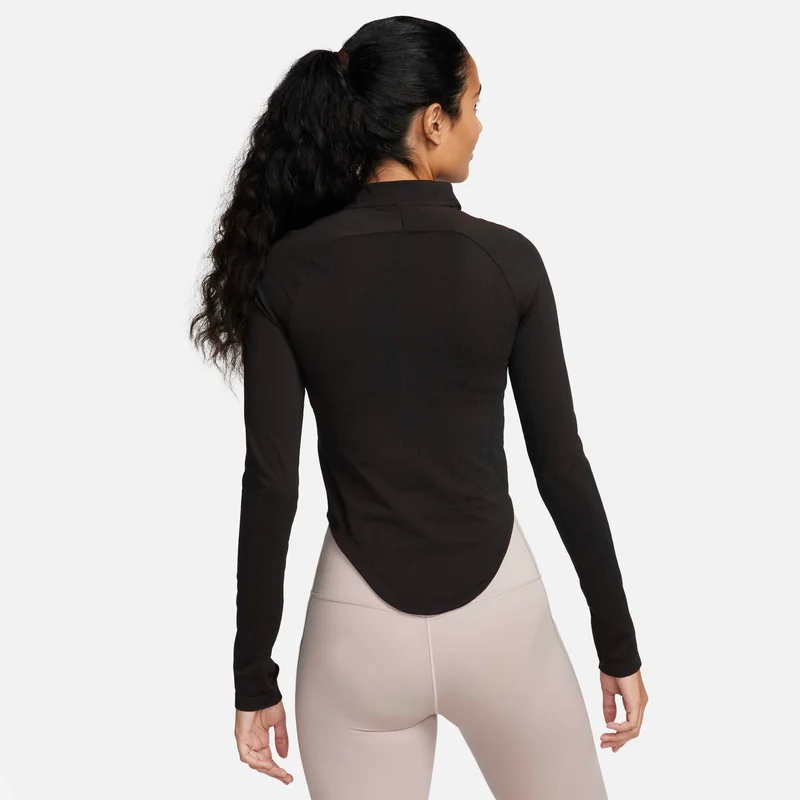 نايكي طبقة وسطى بسحاب نصفي دراي-فِت  للنساء من قسم الجري