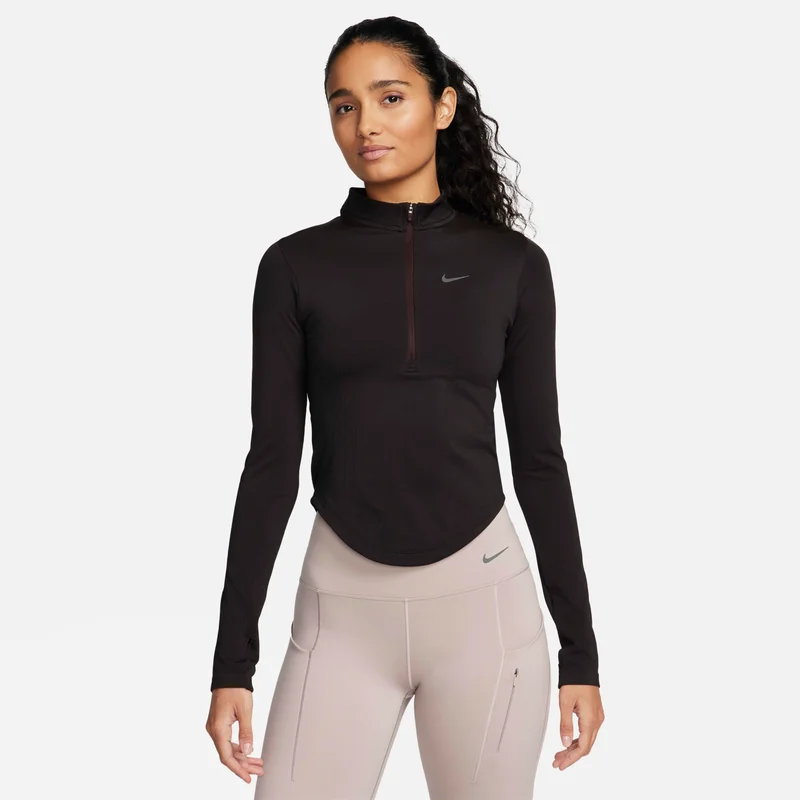 Nike Black Women's Running Division Dri-FIT ADV 1/2-Zip Mid Layer for Women | Best Price UAE
