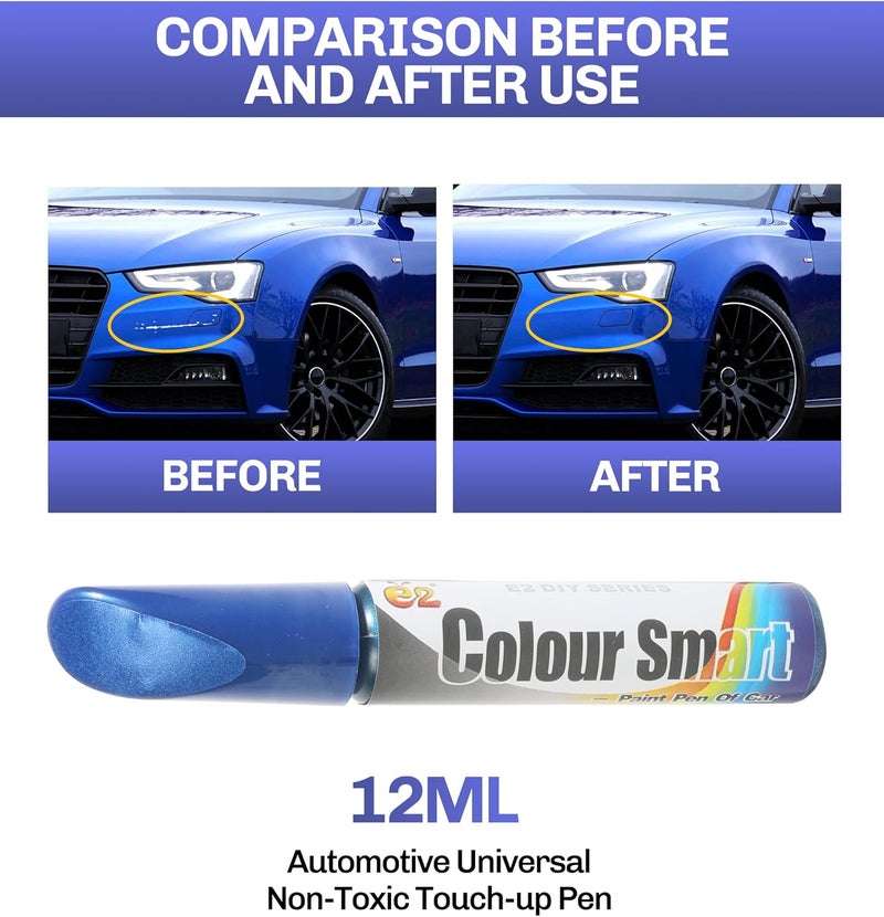 Bylikeho Car Scratch Repair Pen - Deep Scratch Remover, Touch-up Paint Fill Pen, Blue - Image 2