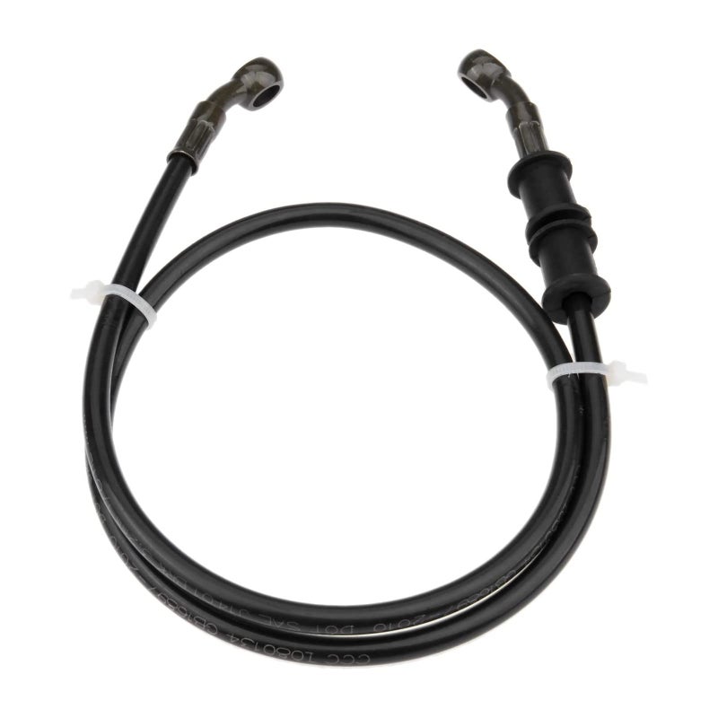 Mtsooning خرطوم فرامل هيدروليكي للدراجات النارية Mtsooning بطول 90 سم3543 أنبوب زيت القابض الأسود المضفر خط وقود الغاز أنبوب PVC بديل لدراجات Pit Dirt ATV Sport