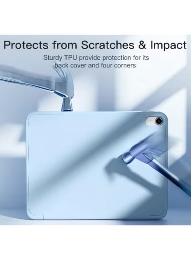 JMD iPad 10.9 Case 10th Generation (2022) / iPad 11th Gen A16 (2025) – Slim Magnetic Trifold Stand Cover with Pencil Holder, Auto Sleep/Wake, Shockproof Lightweight Protection - Image 4
