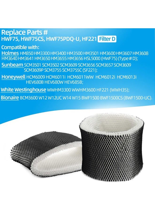 ALOCS HWF75 Humidifier Filter D Replacement for Holmes - HM3500 HM3600 HM3650 HM3655 HM3656; Honey-Well HCM6009; Sunbeam SCM3501 SCM3609 SCM3755C humidifier (2 Pack) - Image 4