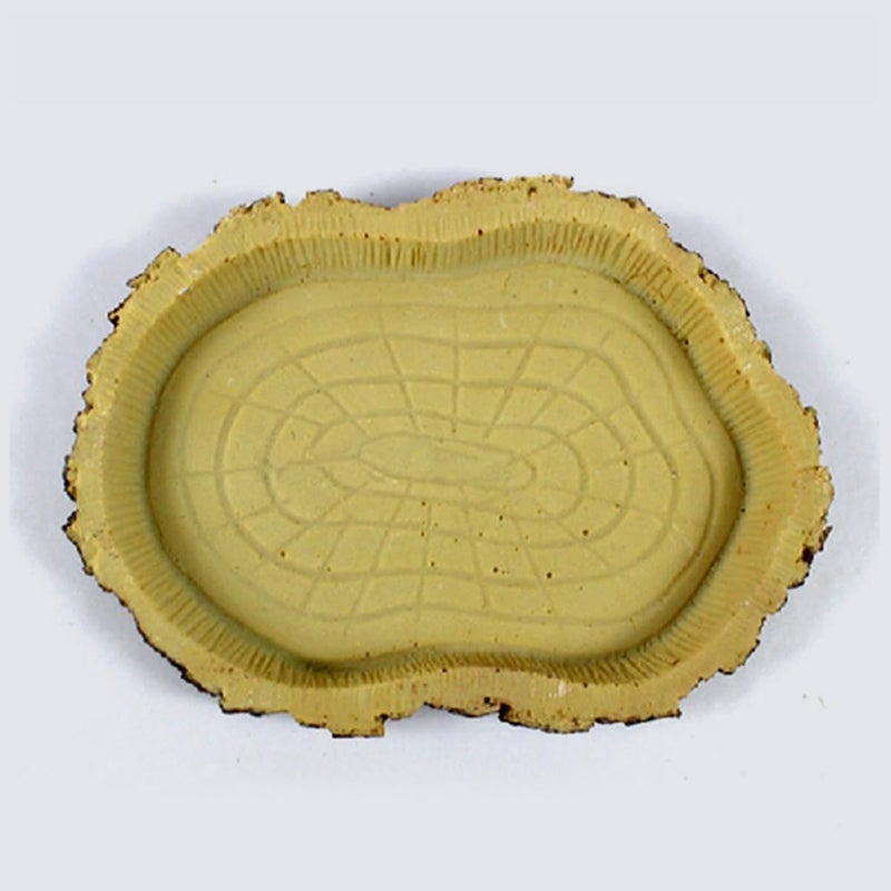 BESTonZON Resin Reptile Food Bowl and Water Dish, Terrarium Feeding Basin for Tortoise, Lizard, Snake, Universal Crawling Pet Feeder, Suitable for Reptile Habitats, Random Color - Image 5