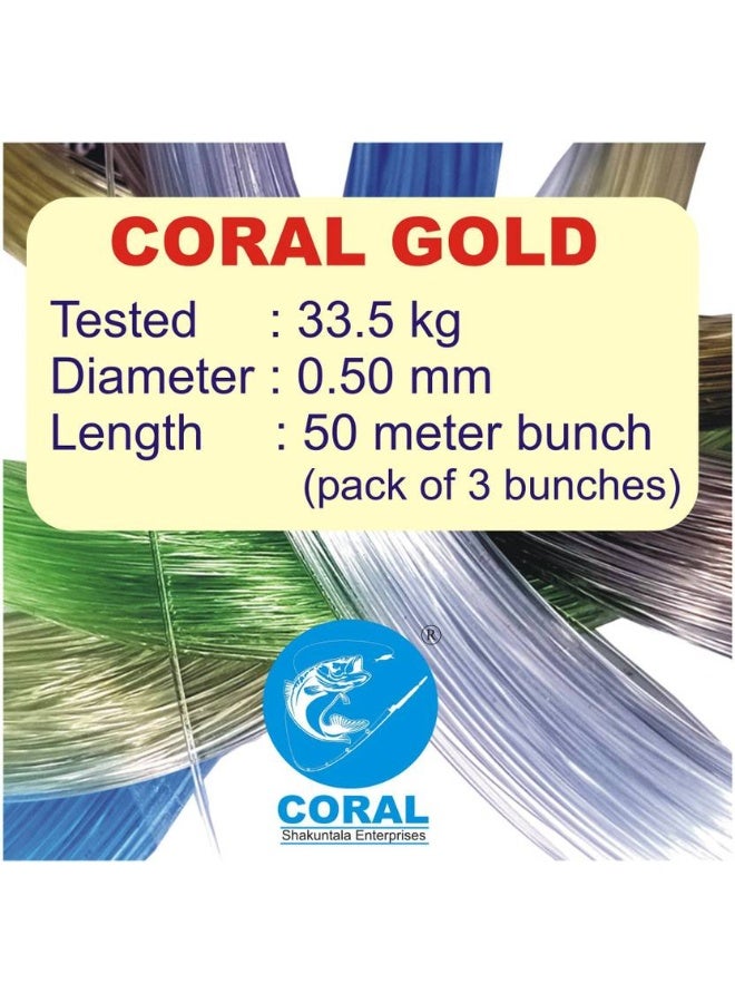 CORAL SHAKUNTALA ENTERPRISES CORAL SHAKUNTALA ENTERPRISES Monofilament Fishing Line  (Clear) - Image 3
