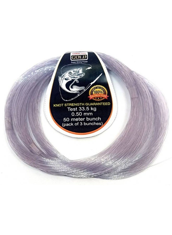CORAL SHAKUNTALA ENTERPRISES CORAL SHAKUNTALA ENTERPRISES Monofilament Fishing Line  (Clear) - Image 1