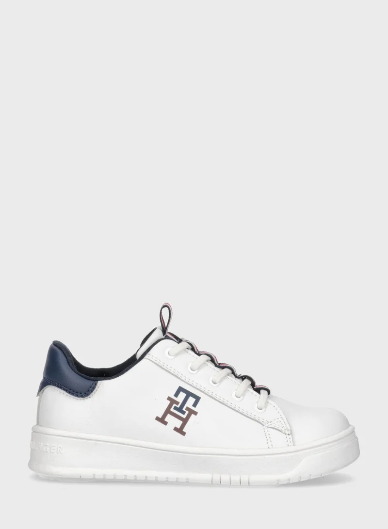 تومي هيلفيغر Youth Lace Up Sneakers