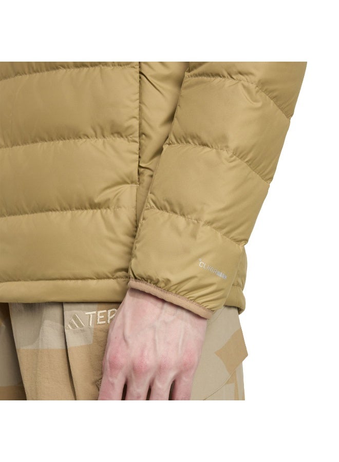 Adidas Mt Down Ho J Beige Hiking Jackets For Men XS  - Image 5