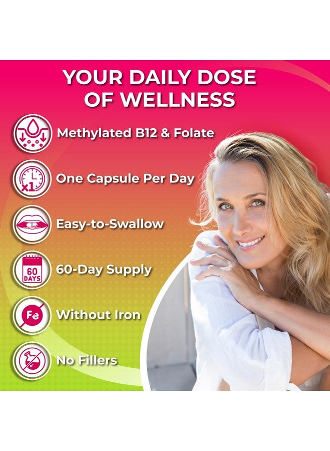 Supplements Studio فيتامينات متعددة يومية للنساء 50 عامًا فما فوق - فيتامينات متعددة ميثيلية نباتية للنساء 50 عامًا وأكثر مع البيوتين، سوبر فود عضوي ولوتين - دعم صحة العين والطاقة والأمعاء والصحة المثلى - كبسولات سهلة البلع - Image 2