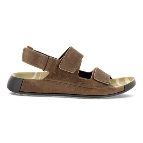 ECCO COZMO THREE BAND ANKLE COCOA BROWN NUBUCK 12125 - Image 3