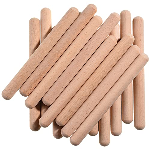 MGTECH Rhythm Sticks for Kids 32 Pieces 8 Inch Wood Music Lummi Sticks Classroom Percussion Instrument - Image 1