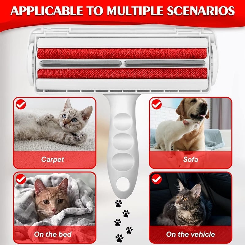 Hidak Dog Cat and Other Pets Hairs Cleaning Lint Fur Brush Rollers Reusable Dog Hair Remover Roller Easy Hair Removal Furniture Clothes Sofa Carpet Couch Bedding - Image 4