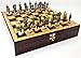 HPL WW2 US Vs Germany Chess Set W 17 14 Dark Walnut Birdseye Maple Color Gloss Storage Board World War 2 - Image 2