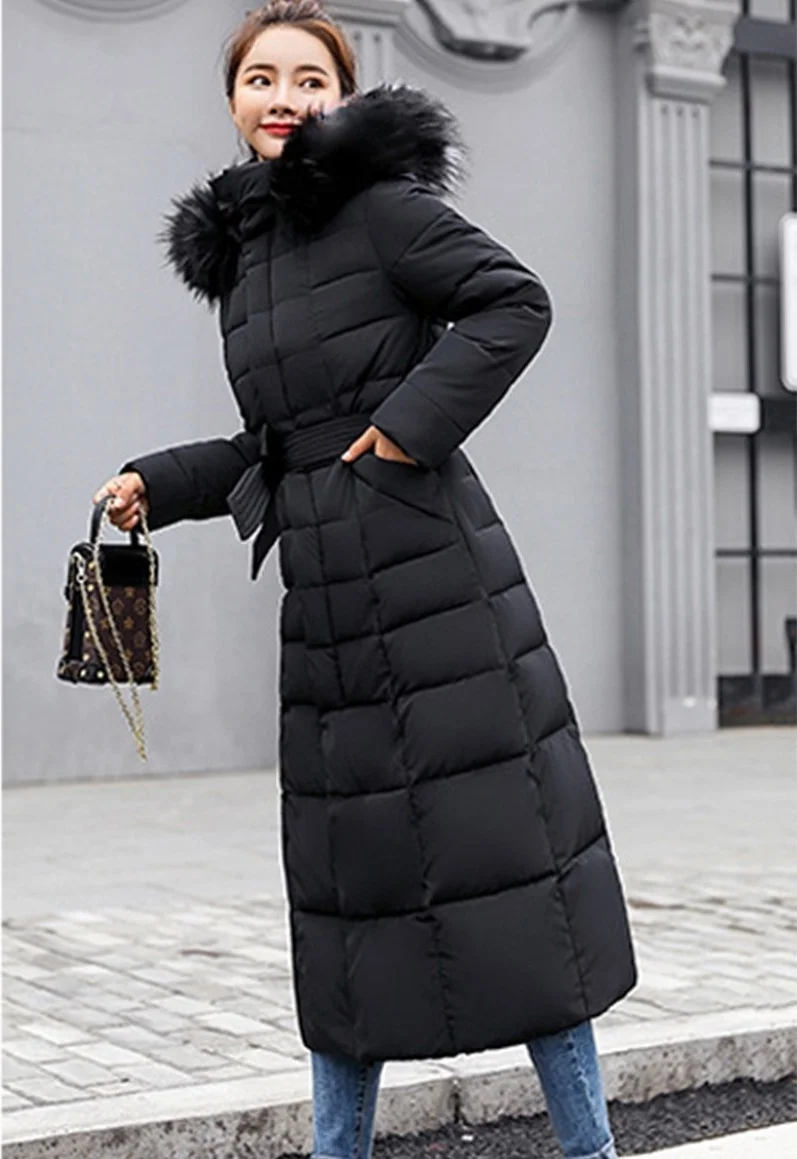 باربورا Winter Full Length Casual Women's Puffer Jacket