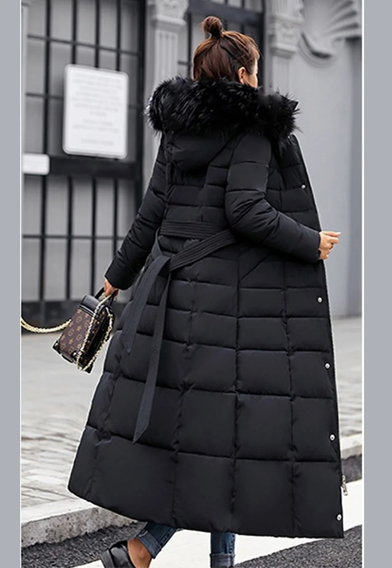 باربورا Winter Full Length Casual Women's Puffer Jacket