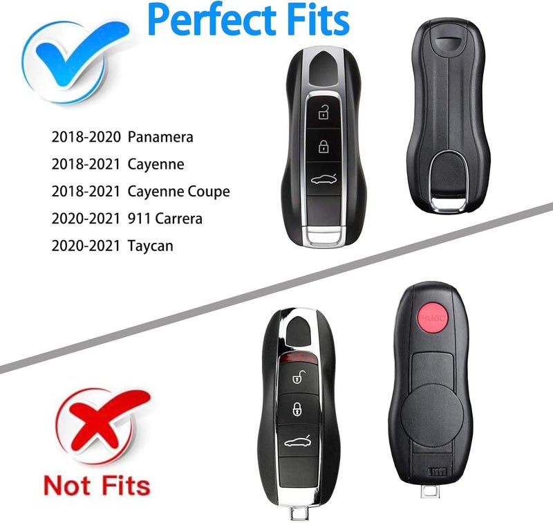 WORCAS TPU Key Fob Cover for Porsche Models - Image 2