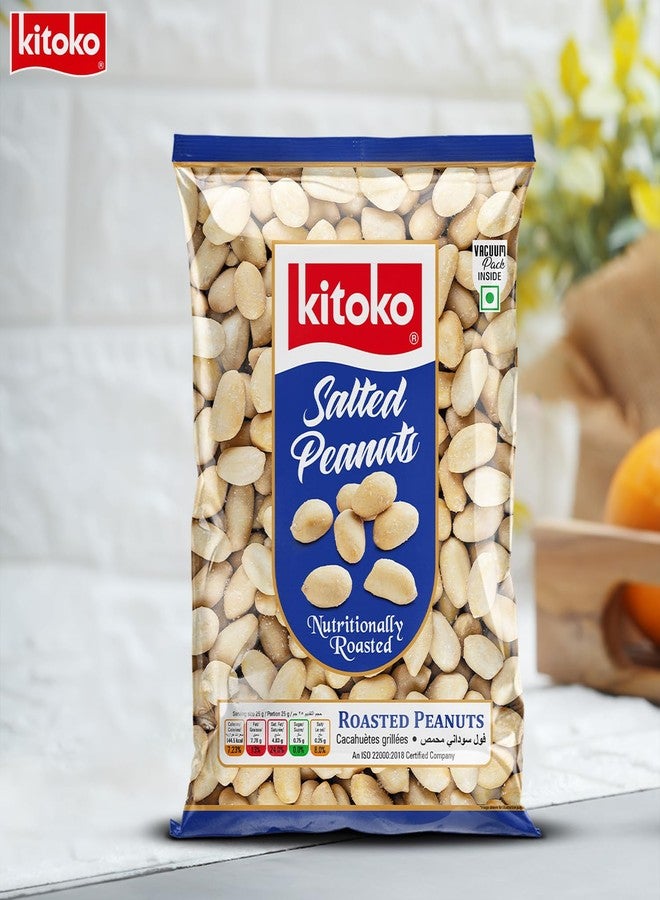 KITOKO FOODS Vacuum Packed Roasted Salted Peanuts, 400gm (Pack of 4), Healthy Khari Sing Without Skin, Rich In Fibre & Protein Groundnuts, Organic & Gluten-Free Namkeen Snacks Mungfali Singdana - Image 4