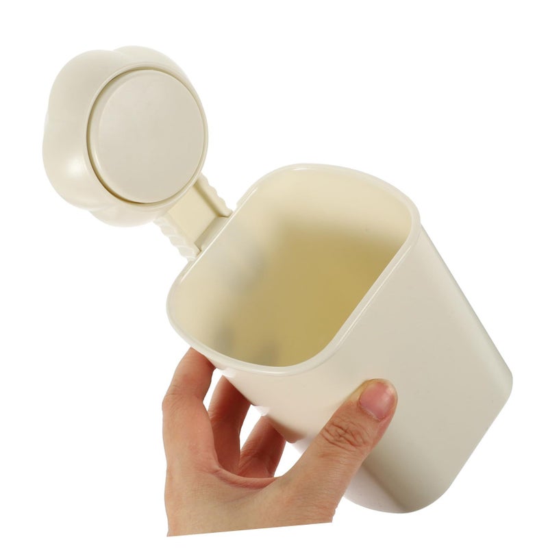 2Pcs White Suction Cup Toothbrush Holder Wall Mount For Bathroom Easy Install Storage Rack - Image 5