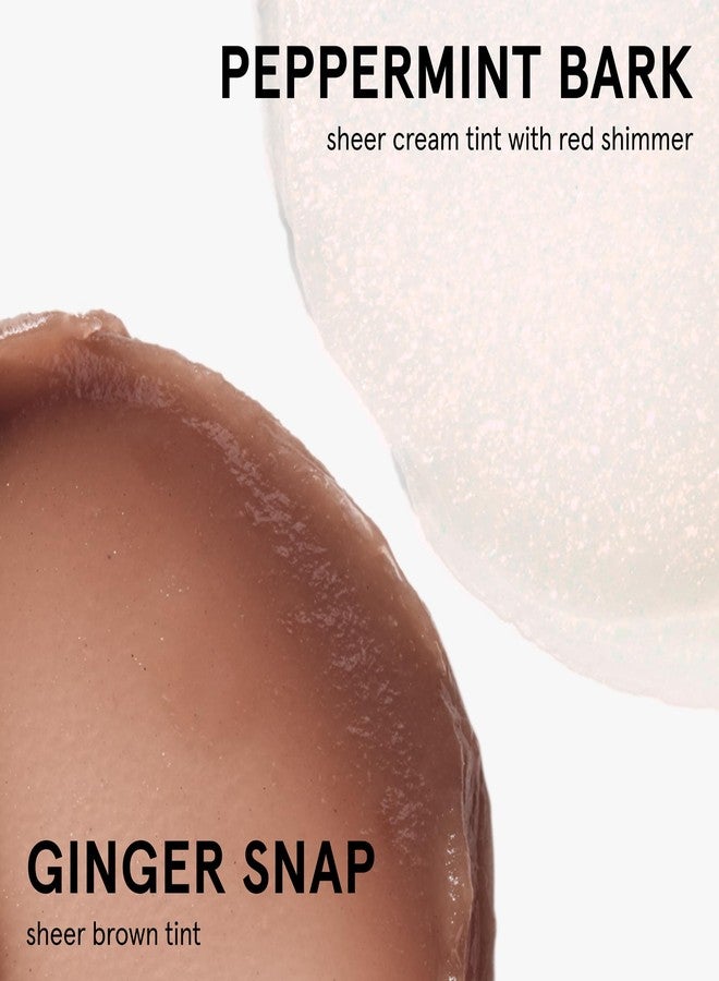 Glossier Balm Dotcom Hydrating Lip Balm Duo - Peppermint Bark & Ginger Snap - Lanolin, Beeswax & Castor Oil for Dry Lips - Nourishing Lip Care Gift Set, 2 x 15ml - Image 3