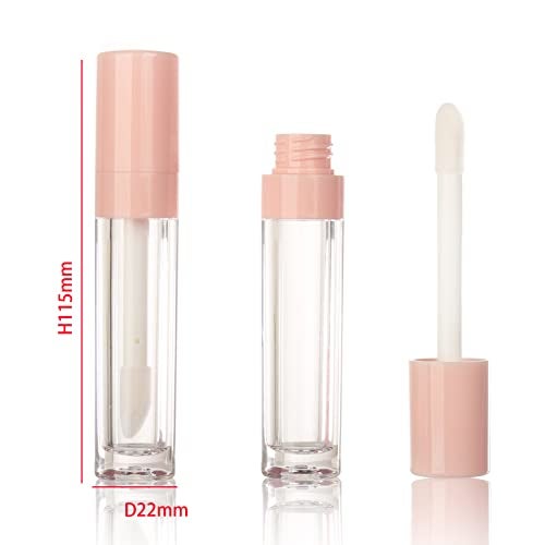 COSIDEA 14pcs empty 8ml big wand lip gloss tube concealer tube packing (pink) - Image 2
