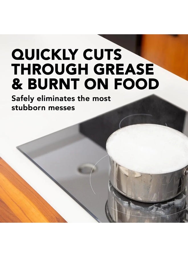 Weiman Powerful Heavy Duty Glass Cooktop 3 in 1 Cleaner & Polish Shines And Protects Glass Ceramic Smooth Top Ranges With Its Gentle Formula 283 ML - Image 3