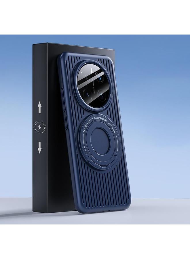 S-TOP Case For Honor Magic7 Cooling MagSafe Magnetic Ring Holder PC Phone Case - Image 1