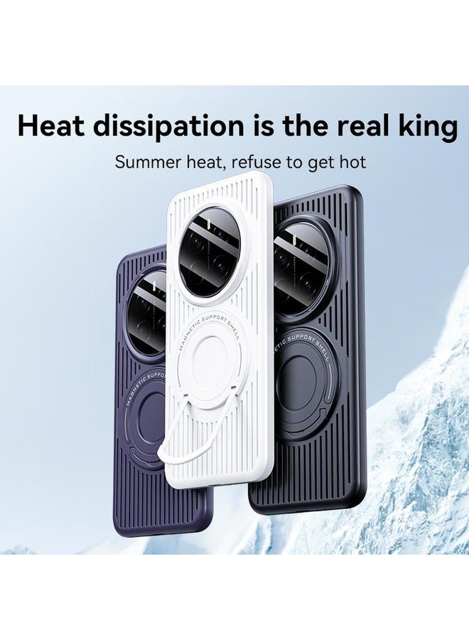 S-TOP Case For Honor Magic7 Cooling MagSafe Magnetic Ring Holder PC Phone Case - Image 3