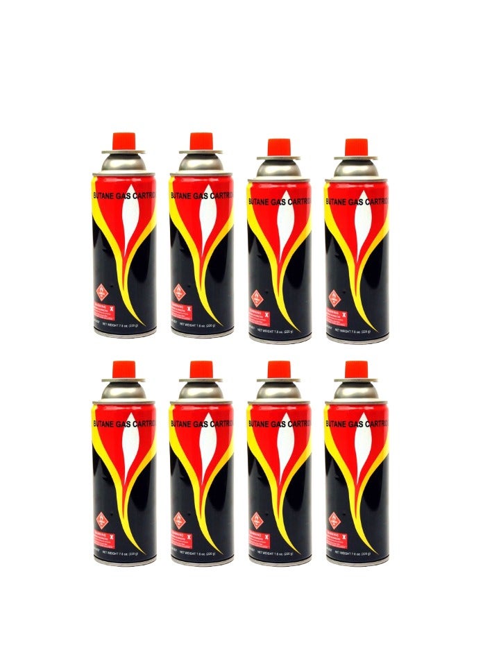 PAMCHAL 8-piece Butane Gas, Korean Gas Canister 