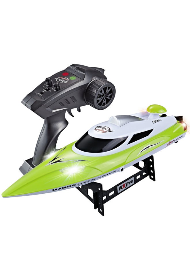 HJ806 Remote Control Boat Speedboat Water Toy Sailing Model High Speed Yacht Submarine Ship Electric Boat-Color:Red Dragnet Boat ]  - Image 4