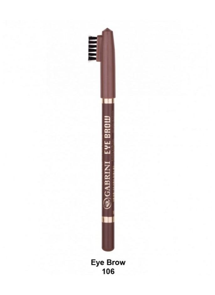 GABRINI - Eye Brow Brown 106 1.4gm - Image 1