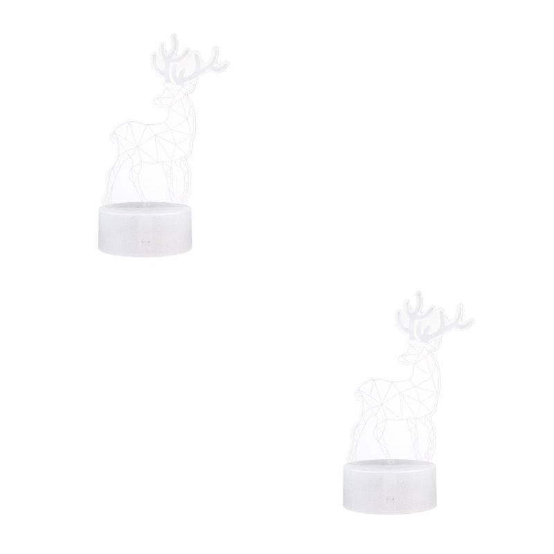 🏠 مصباح ليلي على شكل غزال مع لمسة USB لتزيين المنزل بألوان متنوعة - Image 1