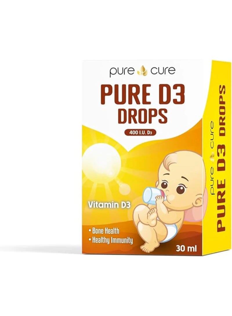 Pure D3 Drops 400 IU, 30Ml