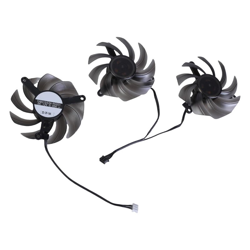 TH8015S2H-PCC01 12V 0.45A 4Pin Cooler Fan RTX3060Ti 3070 3070Ti 3080 Graphics Card Fan 80mm Replacement - Image 1